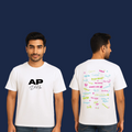 AP Dhillon, Colourful Scribble, T-Shirt, 100% Cotton