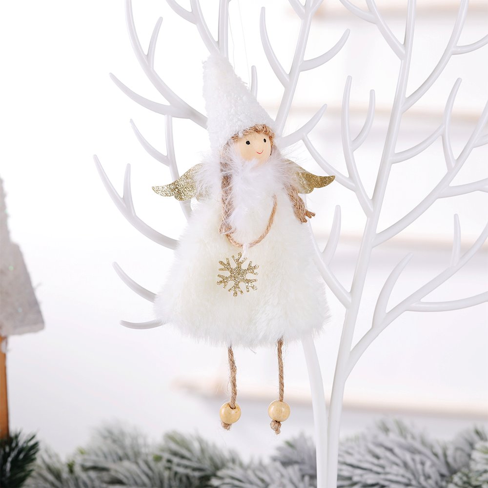 Spiritual Beauty Set of Three Soft Angel Ornaments, Faith Healing and Spirituality Gift