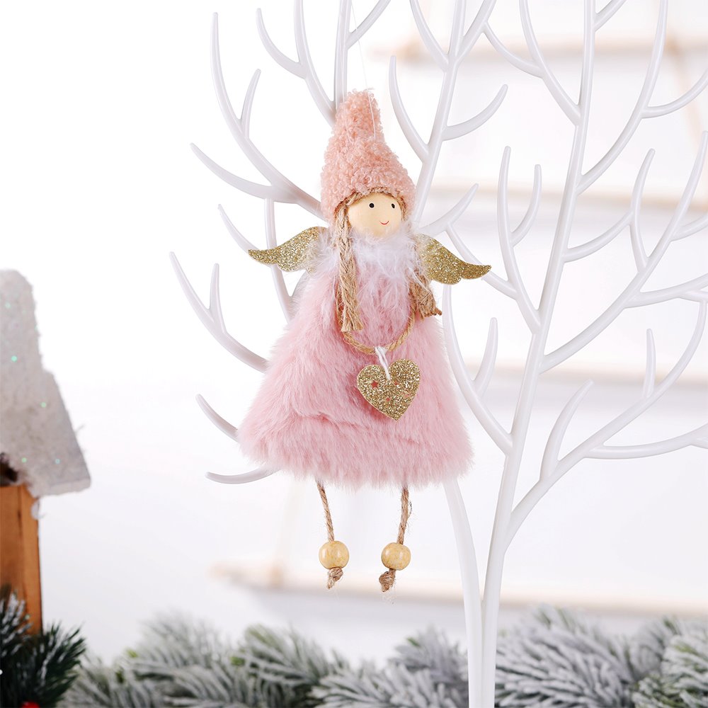 Spiritual Beauty Set of Three Soft Angel Ornaments, Faith Healing and Spirituality Gift