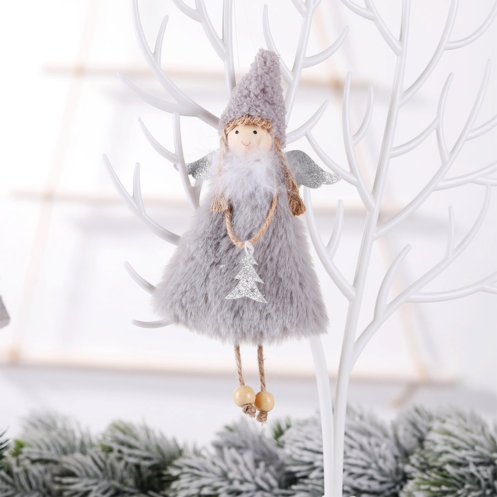 Spiritual Beauty Set of Three Soft Angel Ornaments, Faith Healing and Spirituality Gift