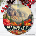 Vivid Guadalupe Mountains National Park Ornament, Texas Desert Peaks and Canyon Christmas Gift and Scenic Wilderness Souvenir