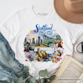 Enchanting Scotland Christmas T-Shirt, Celtic Culture and Heritage Edinburgh Tee and Souvenir