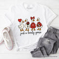 Just a Lovely Goose T-Shirt, Coquette Valentine Cute Love Tee