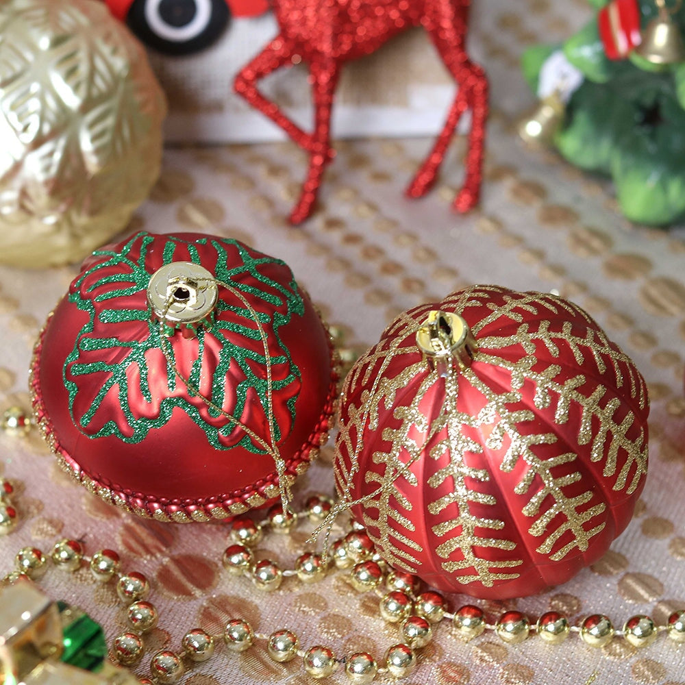Rustic Christmas Adventure Ornament Bauble 60 Piece Set, Camping Truck, Acorns, Woods Theme