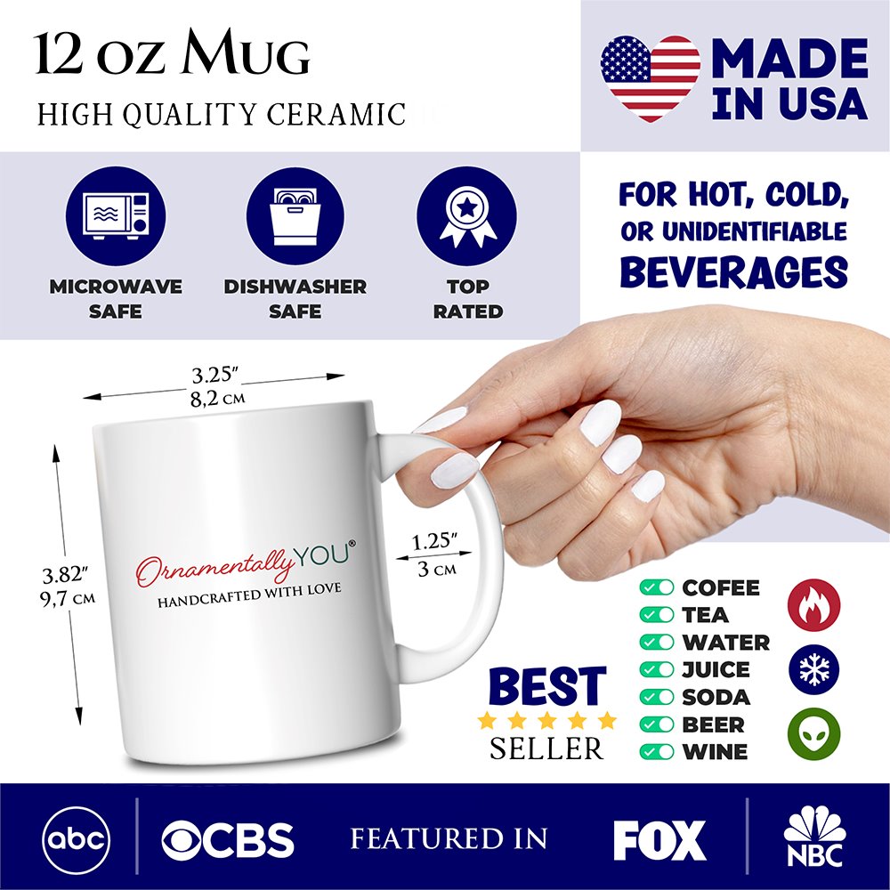 Funny Valentine's Day Personalized Mug, I'll Give You The V Later Gift With Custom Name