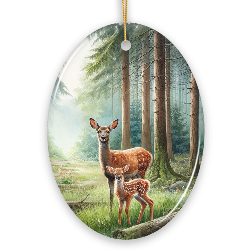 Bambi's Magical Forest Ornament, A Christmas Tribute to Woodland Friends